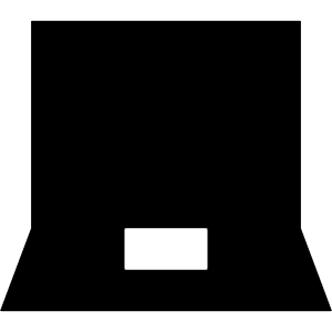 Laptop Icon from Block – Free Set