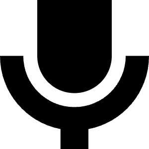 Microphone Icon from Block – Free Set