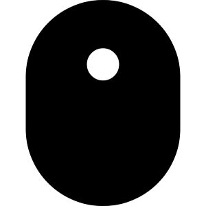 Mouse Icon from Block – Free Set