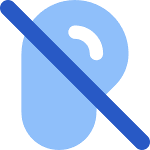 Hearing Deaf 1 Icon from Core Flat Set