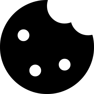 Cookie Icon from Block – Free Set