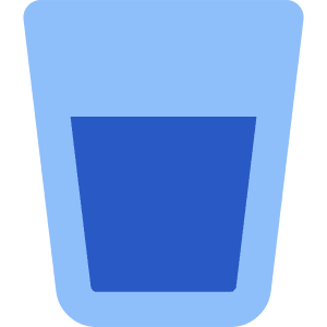 Water Glass Icon from Core Flat Set