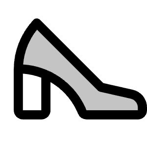 High Heel Duotone Icon from Phosphor Duotone Set