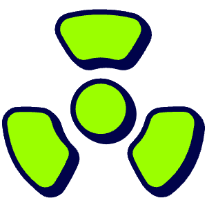Nuclear 2 Icon from Stickies Duo - Free Set