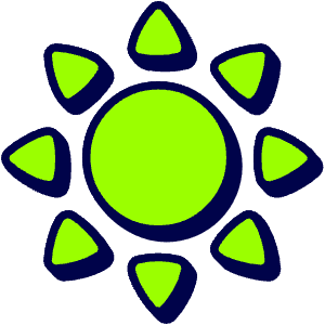 Sun Icon from Stickies Duo - Free Set