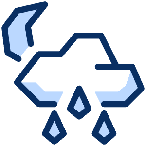 Night Rain 2 Icon from Cyber Duotone - Free Set