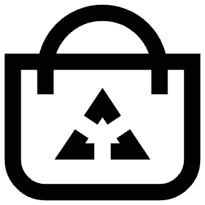 Recycle Shopping Bag Icon from Atlas Line Set