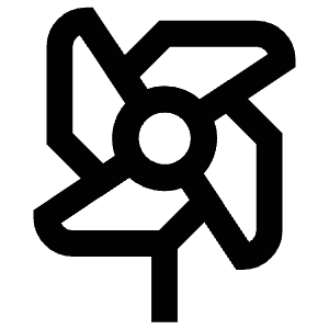 Windmill Icon from Atlas Line Set