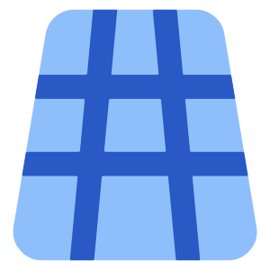 3d Perspective Grid Icon from Core Flat Set