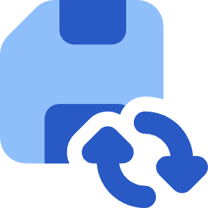 Auto Save Backup Icon from Core Flat Set