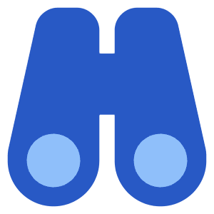 Binoculars Icon from Core Flat Set