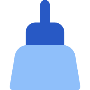 Drawing Pen Tip Vertical Icon from Core Flat Set