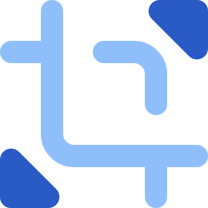 Expand Crop Resize Icon from Core Flat Set