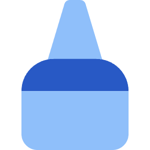 Liquid Glue Icon from Core Flat Set