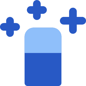 Magic Wand Tip Vertical Icon from Core Flat Set