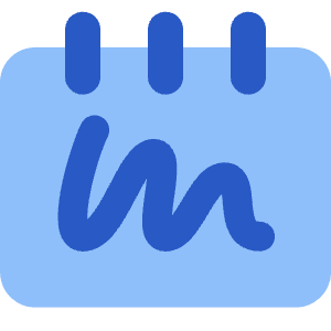 Notepad Sketchpad Icon from Core Flat Set