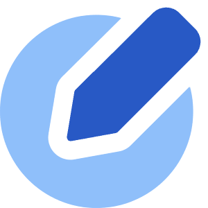 Pencil Circle Icon from Core Flat Set