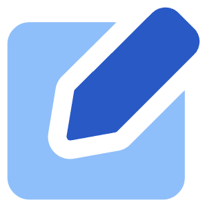 Pencil Square Icon from Core Flat Set