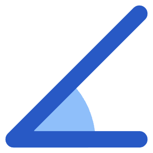 Rotate Angle 45 Icon from Core Flat Set