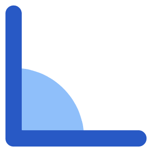 Rotate Angle 90 Icon from Core Flat Set