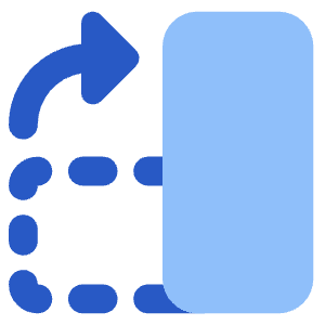 Rotate Content Right Icon from Core Flat Set