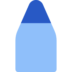 Stylus Tip Vertical Icon from Core Flat Set