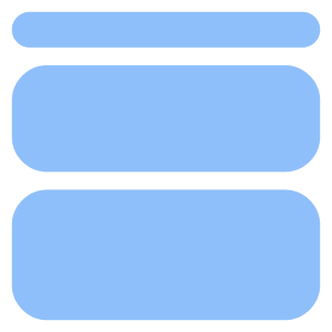 Vector Stroke Weight Icon from Core Flat Set