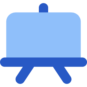 White Board Icon from Core Flat Set
