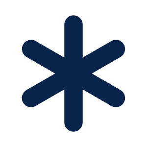 Asterisk Fill Icon from Mingcute Fill Set