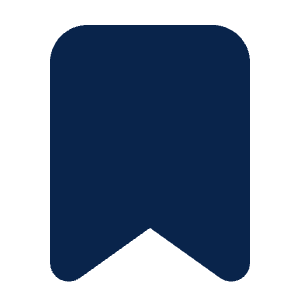 Bookmark Fill Icon from Mingcute Fill Set