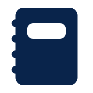 Diary Fill Icon from Mingcute Fill Set