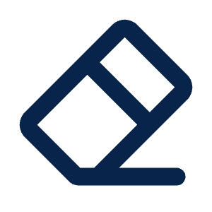 Eraser Line Icon from Mingcute Line Set