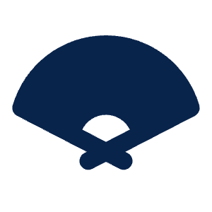 Folding Fan Fill Icon from Mingcute Fill Set