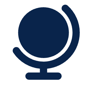 Globe Fill Icon from Mingcute Fill Set