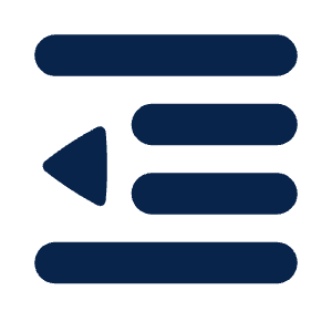 Indent Decrease Fill Icon from Mingcute Fill Set