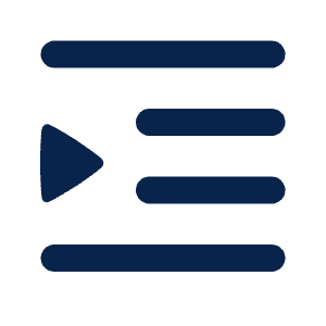 Indent Increase Line Icon from Mingcute Line Set