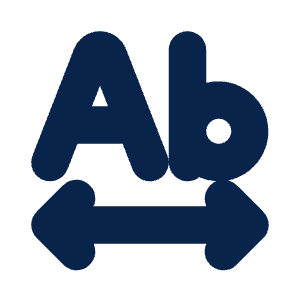 Letter Spacing Fill Icon from Mingcute Fill Set