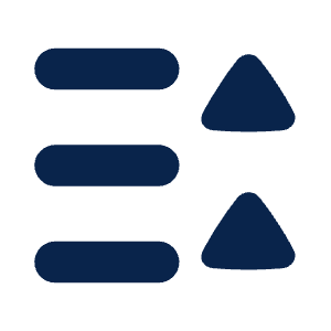 List Collapse Fill Icon from Mingcute Fill Set