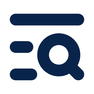 List Search Fill Icon from Mingcute Fill Set