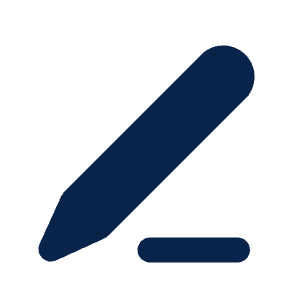 Pencil 2 Fill Icon from Mingcute Fill Set