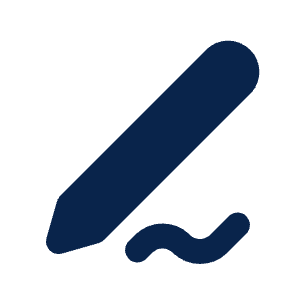 Pencil 3 Fill Icon from Mingcute Fill Set