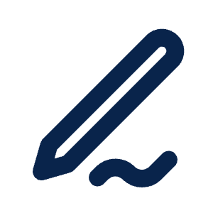 Pencil 3 Line Icon from Mingcute Line Set