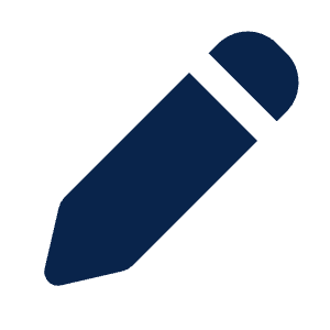 Pencil Fill Icon from Mingcute Fill Set