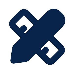 Pencil Ruler Fill Icon from Mingcute Fill Set