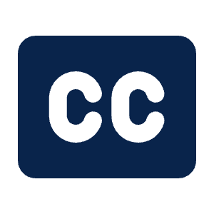 Subtitle Fill Icon from Mingcute Fill Set