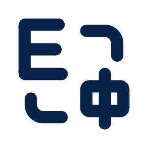 Translate Line Icon from Mingcute Line Set