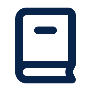 Book 2 Line Icon from Mingcute Line Set
