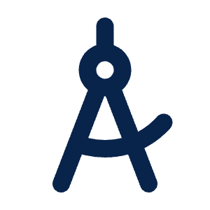 Compass 2 Line Icon from Mingcute Line Set