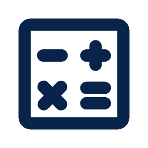 Counter Line Icon from Mingcute Line Set