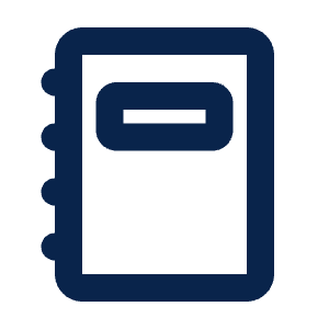 Diary Line Icon from Mingcute Line Set
